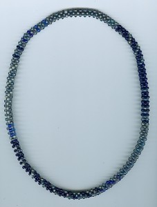 Blue and Gray necklace