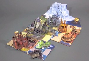 Westeros pop-up book, photo courtesy of Tor.com