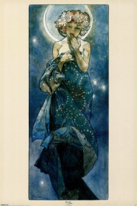 the Mucha poster that was my first inspiration for Cama's 'look'.