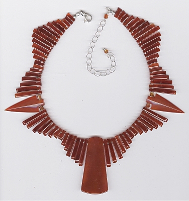 Carnelian collar for blog