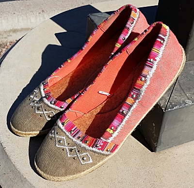 Cici Espadrilles, Maurices, salmon multi