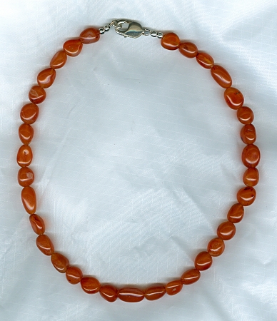 orange carnelian necklace blog